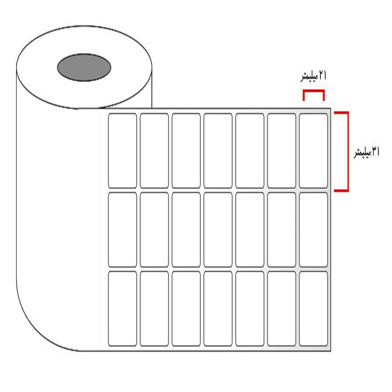 برچسب پرینتر لیبل زن مدل 2131