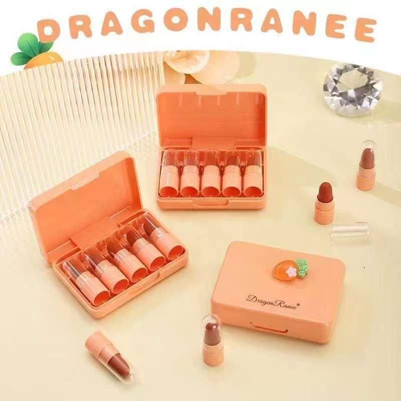رژ لب جامد دراگون رانی مدل هویج بسته 5 عددی