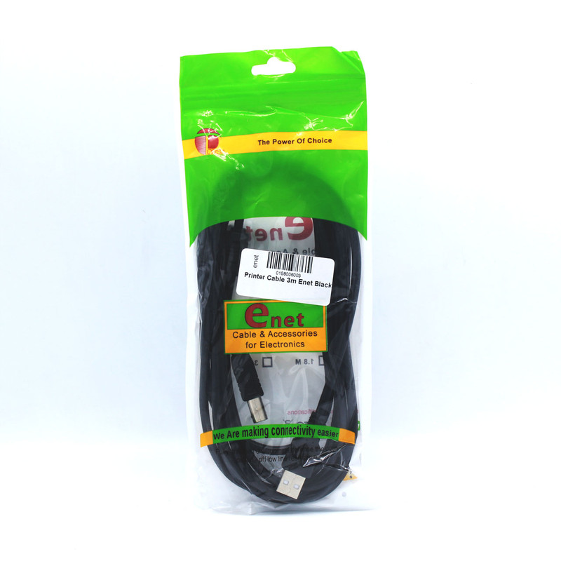 کابل USB پرینتر ای نت مدل EN-BM300BL طول 3 متر