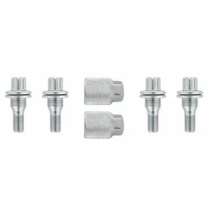 پیچ چرخ و رینگ ضد سرقت خودرو چیکال مدل M-58 مناسب برای زانتیا مجموعه 6 عددی