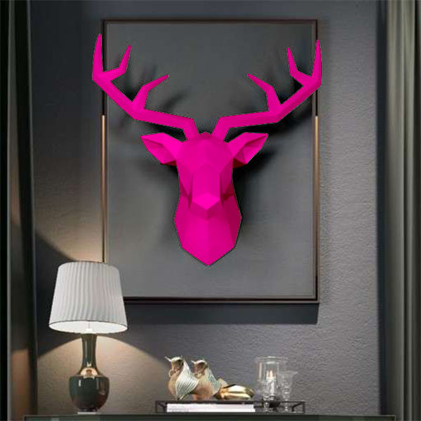 دیوار کوب دنیا دکوری سرمد مدل گوزن گرافیکی