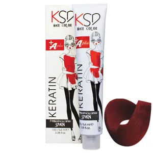 رنگ مو کی اس دی شماره 6.66 حجم 100 میلی لیتر رنگ ياقوتي