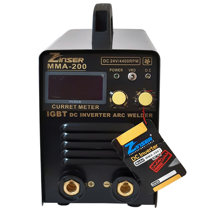 اینورتر جوشکاری 200 آمپر زینسر مدل AT -0385
