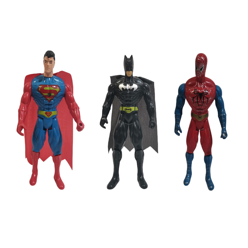 اکشن فیگور مدل قهرمانان کد M18  مجموعه 3 عددی