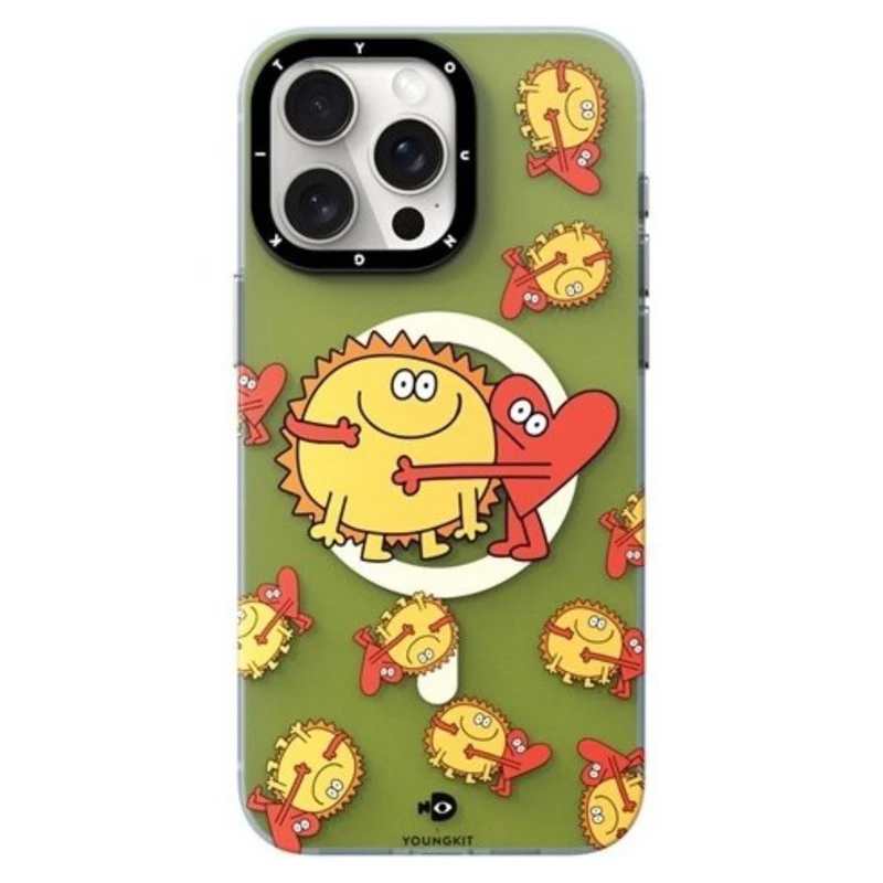 کاور یانگ کیت مدل Green nina canvas مناسب برای گوشی موبایل اپل iphone 15 promax