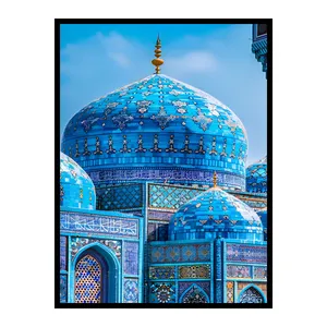 تابلو نوری بکلیت طرح مذهبی مسجد و معماری ایران مدل B-bu6929 فریم مشکی