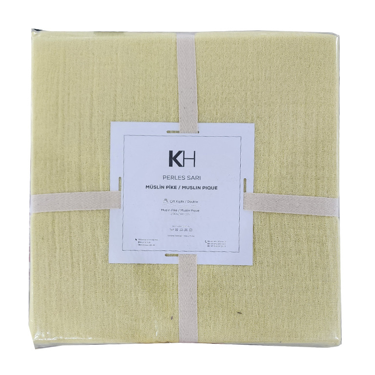 روتختی دو نفره کاراجا هوم مدل Perles Sari Muslin Pike C.K سایز 240x200 سانتی‌متر