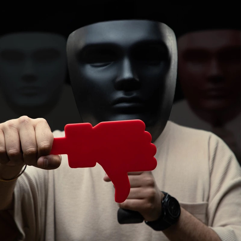 ماسک ایفای نقش مدل مافیا مجموعه 12 عددی با نشان تایید