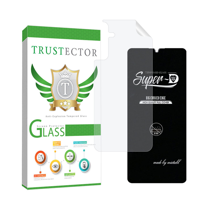    محافظ صفحه نمایش تراستکتور مدل SUPNABKTR مناسب برای گوشی موبایل سامسونگ Galaxy A15 4G / Galaxy A15 5G به همراه محافظ پشت گوشی هیدروژل