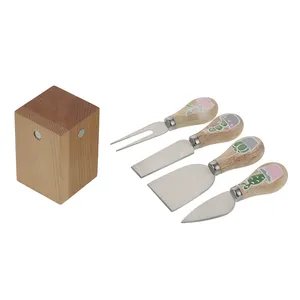ست کارد صبحانه خوری 5 پارچه مدل کاکتوس مینیمال