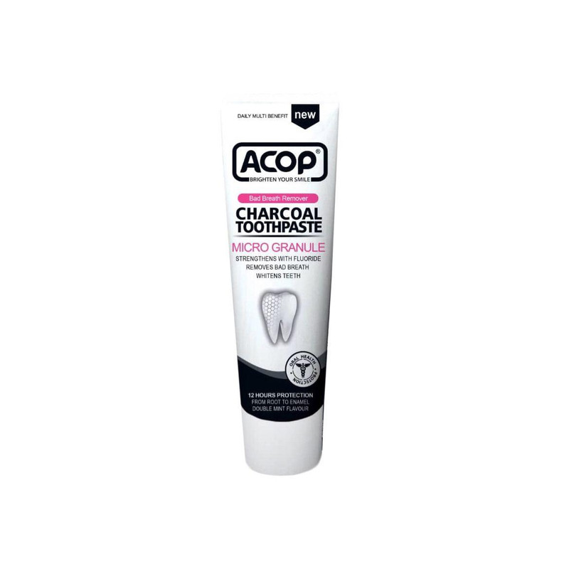 خمیر دندان آکوپ مدل Charcoal toothpaste حجم 90 میلی لیتر
