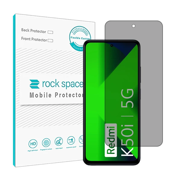 محافظ صفحه نمایش پرایوسی راک اسپیس مدل HyPRV مناسب برای گوشی موبایل شیائومی Redmi K50i