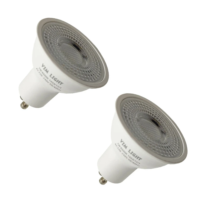 لامپ هالوژن ال ای دی 7 وات ویم لایت پایه GU10 بسته 2 عددی