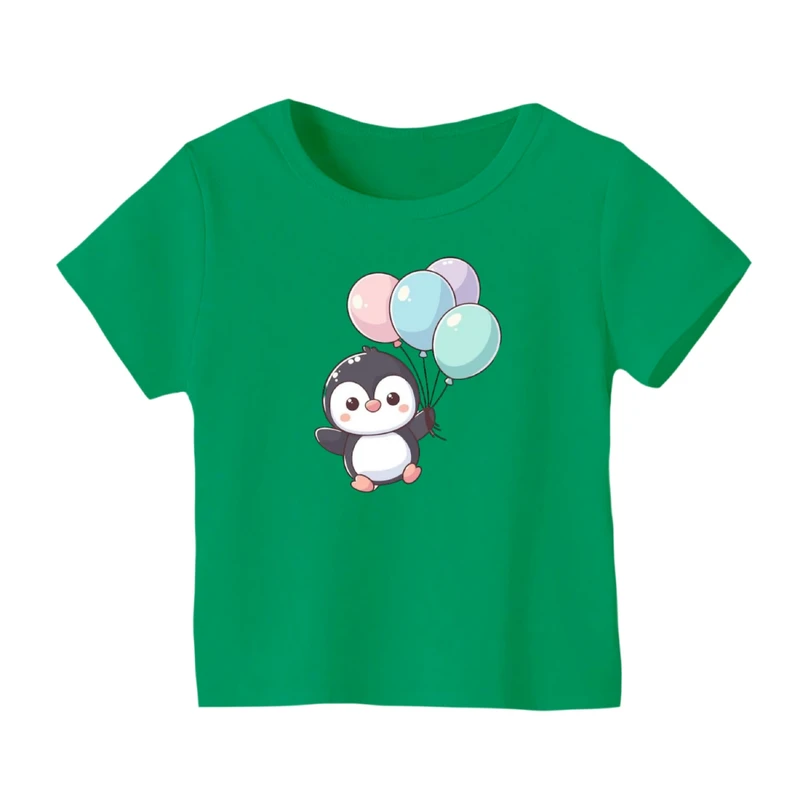 تی شرت آستین کوتاه بچگانه مدل پنگوئن کد ۲۰