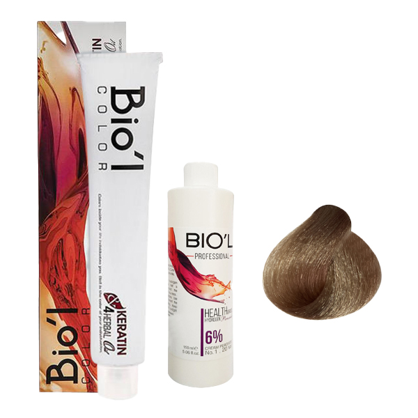 	 کیت رنگ مو بیول سری GOLDEN شماره 8.32 حجم 100 میلی لیتر رنگ بلوند بژ روشن