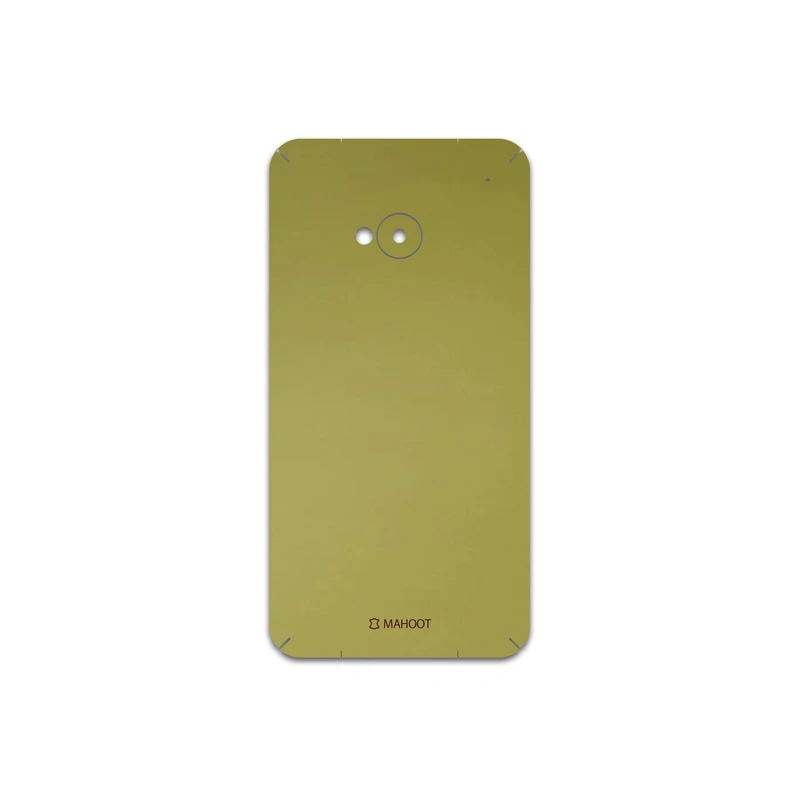 برچسب پوششی ماهوت مدل  Matte-Gold  مناسب برای گوشی موبایل اچ تی سی One M7