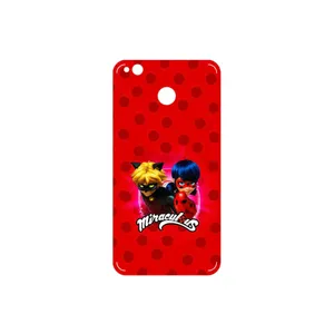 MAHOOT Ladybug and Cat Noir Cover Sticker for Xiaomi Redmi 4X