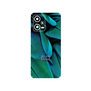 MAHOOT Green Feather Cover Sticker for Xiaomi Redmi Note 12 5G