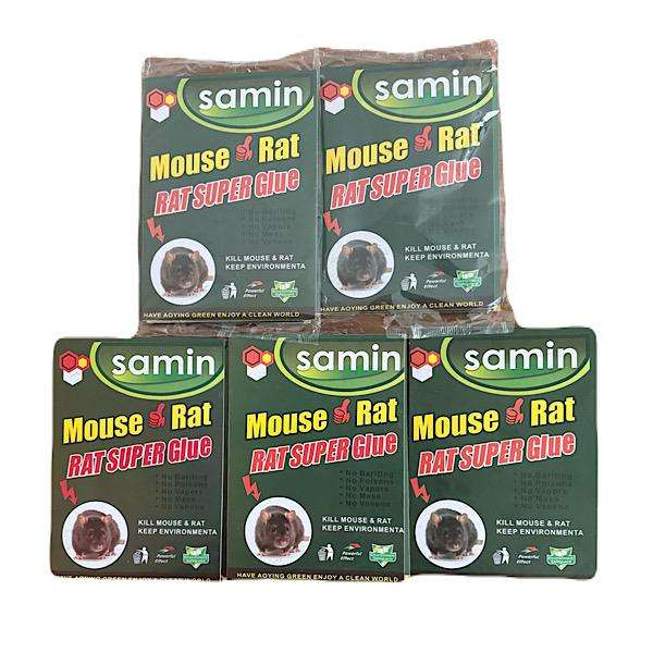 تله موش ثمین مدل کتابی کد 1001 وزن 95 گرم  بسته 5 عددی