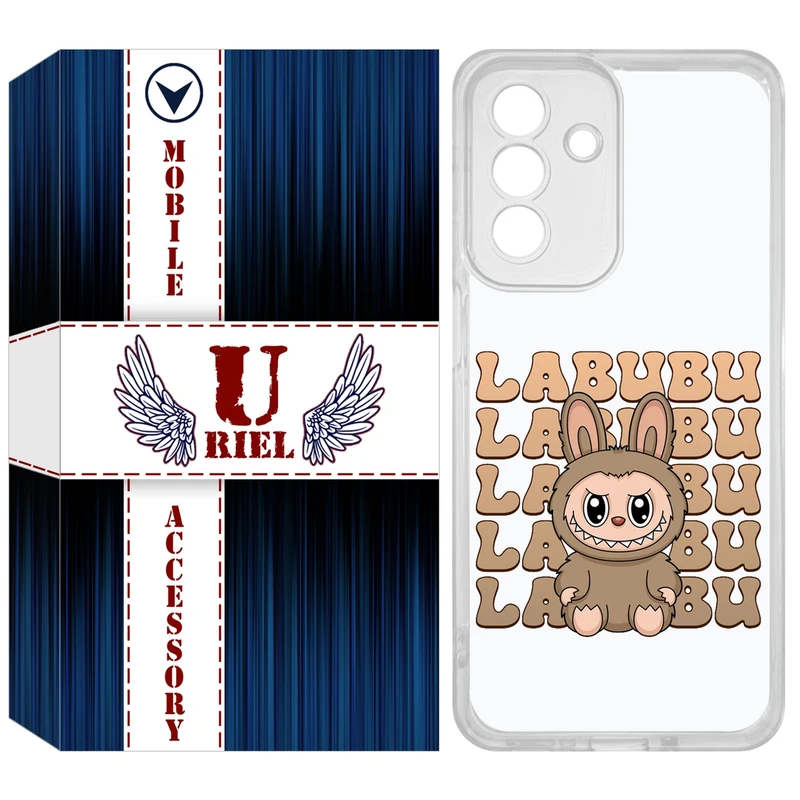 کاور یوریل مدل Clear کد 134 طرح لبوبو Labubu مناسب برای گوشی  موبایل سامسونگ Galaxy A17