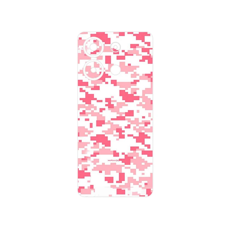 برچسب پوششی ماهوت مدل Army_Pink_Pixel مناسب برای گوشی موبایل شیائومی Redmi Note 13 4G