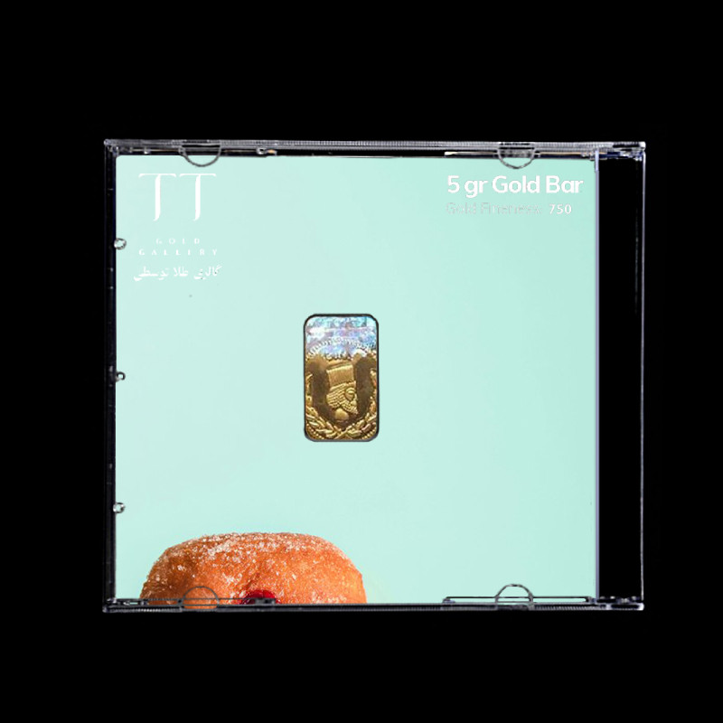 شمش طلا 18 عیار گالری طلا توسطی مدل F79EA0
