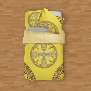 سرویس روتختی مدوپد طرح شمسه متقارن مدل png00001 یک نفره 4 تکه