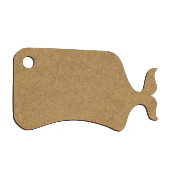 اسلایس چوبی مدل تخته سرو طرح نهنگ کد 3mm