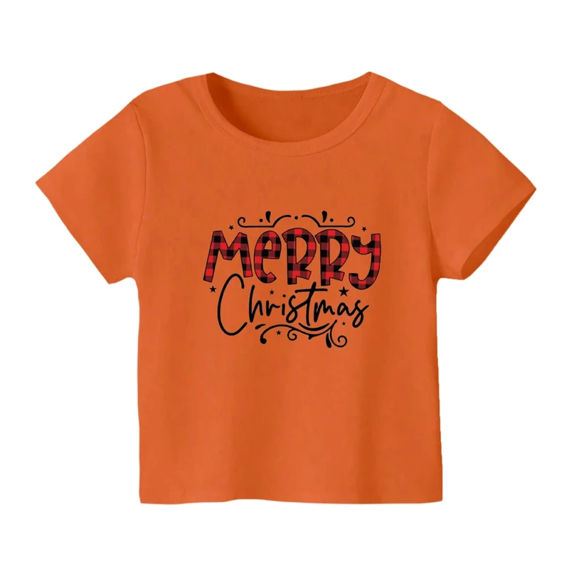 تی شرت آستین کوتاه بچگانه مدل نوشته کریسمس کد 20