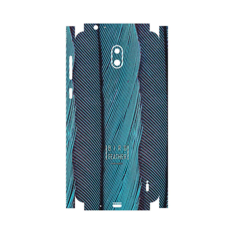برچسب پوششی ماهوت مدل Turquoise feathers-FullSkin مناسب برای گوشی موبایل نوکیا 2