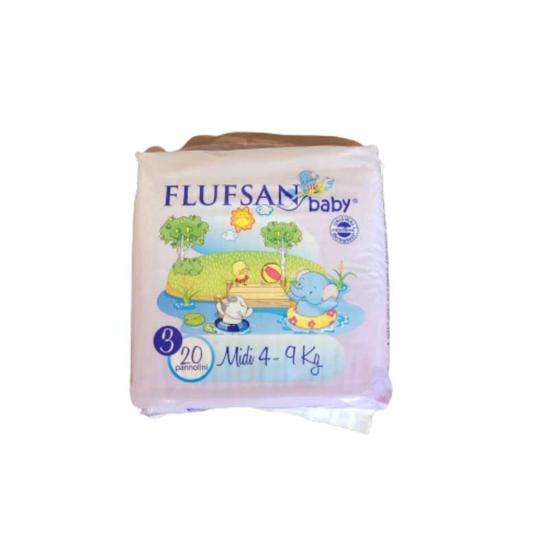 پوشک بچه فلوفسان مدل  چسبی سایز 3 بسته 20 عددی