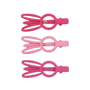 گیره مو زنانه مدل خرگوشی بسته 3 عددی