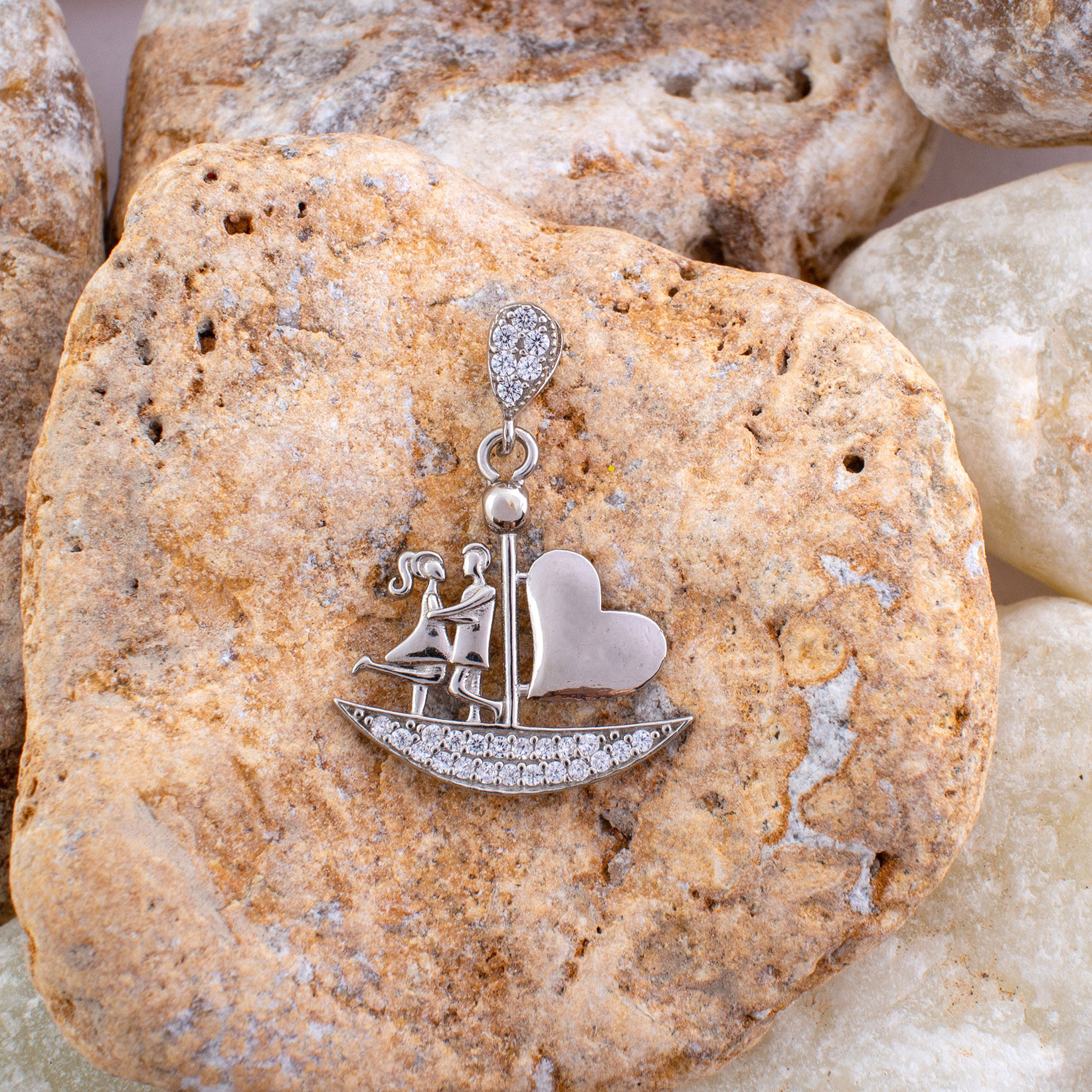 گردنبند نقره زنانه مدل AVN_M029