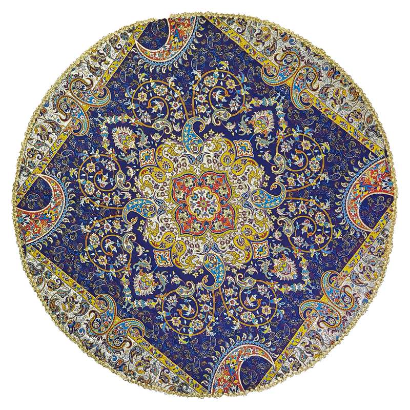 رومیزی ترمه مدل ترنج کد GSY1-1