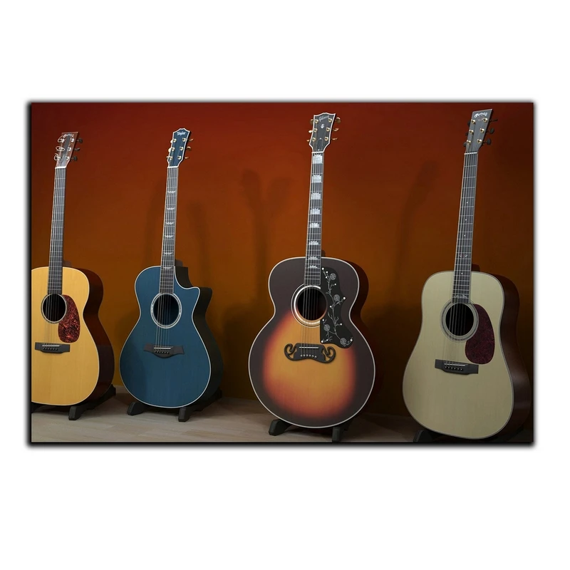 تابلو شاسی بکلیت طرح ساز موسیقی گیتار مدل SH-5872