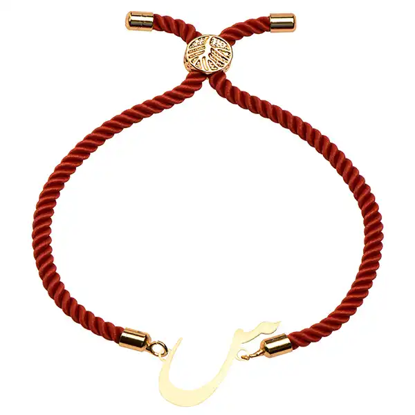 دستبند طلا 18 عیار دخترانه کرابو طرح س مدل Krd1531