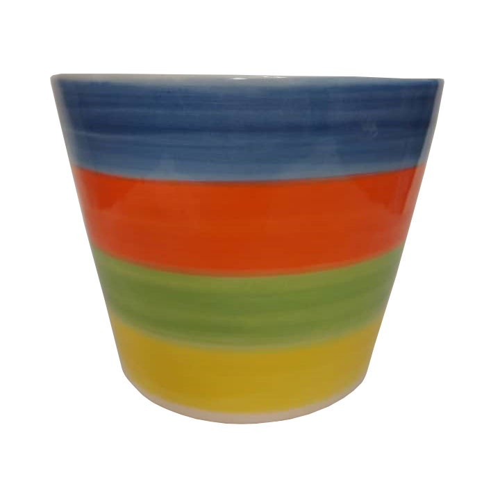 گلدان طرح رنگین مدل BY1
