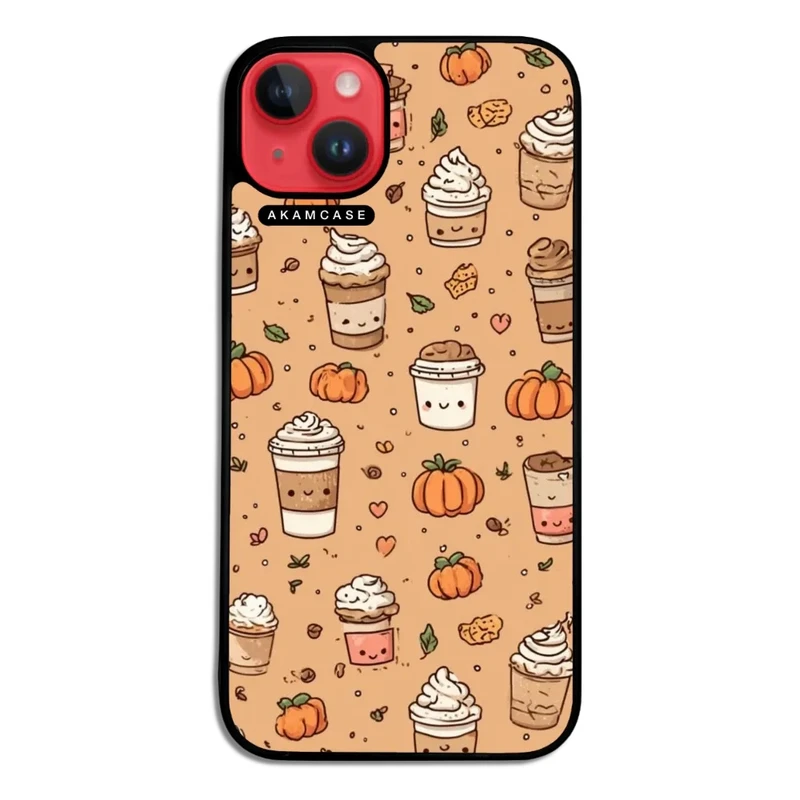 کاور آکام مدل AMC-WA14PLUS-PUMPKIN-8 مناسب برای گوشی موبایل اپل iPhone 14 Plus