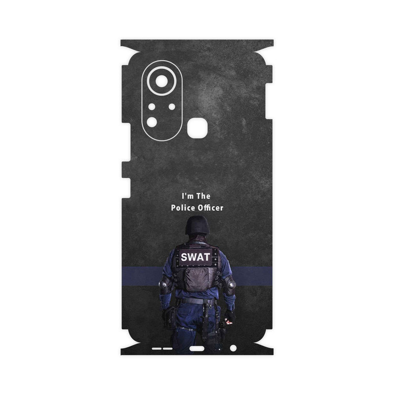 برچسب پوششی ماهوت مدل Police Officer-FullSkin مناسب برای گوشی موبایل اینفینیکس Hot 11s