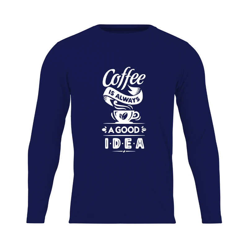 تی شرت آستین بلند مردانه مدل N1_0337_Coffee