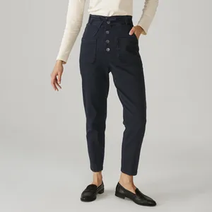 شلوار جین زنانه مدل مام فیت