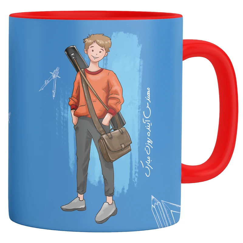 ماگ مدل تبریک روز دانشجو معماری کد 9029