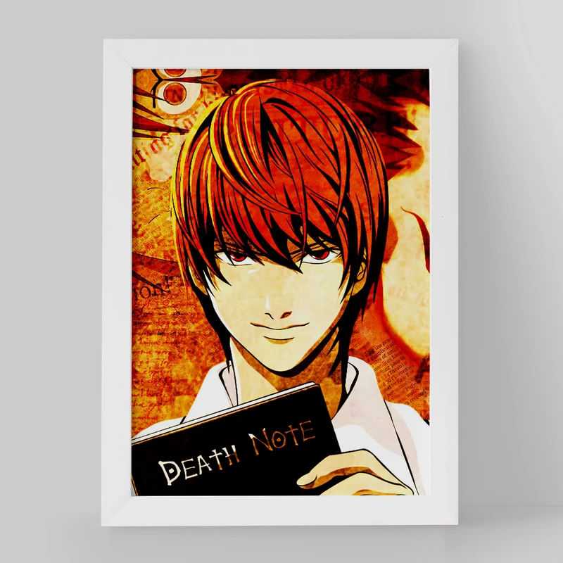 تابلو خندالو مدل لایت یاگامی انیمه دفترچه مرگ کد 11330