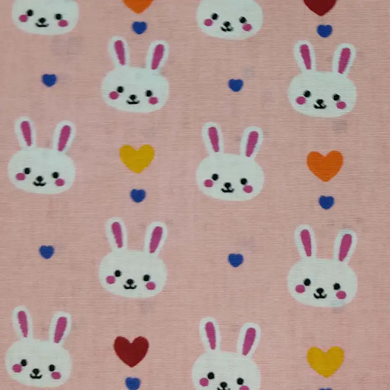 پارچه لباس طرح خرگوش کد 5