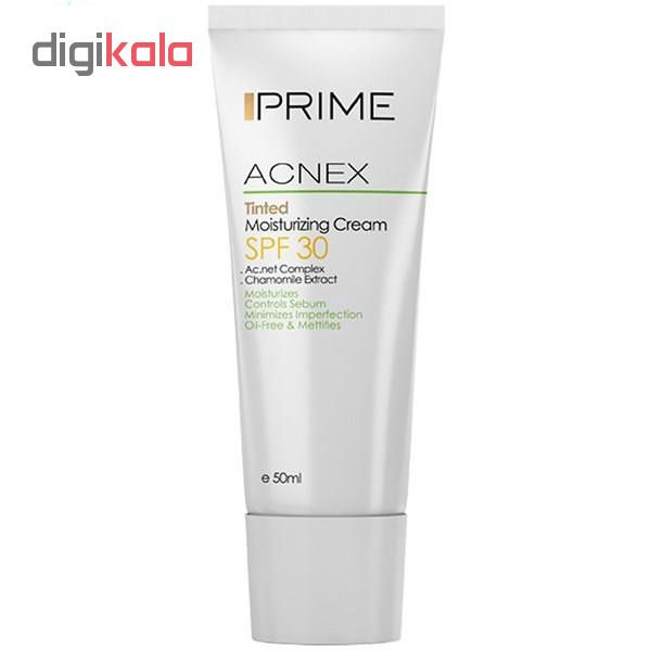 کرم مرطوب کننده رنگی پریم مدل Acnex Tinted SPF 30 حجم 50 میلی لیتر کرم مرطوب کننده رنگی پریم مدل Acnex Tinted SPF 30 حجم 50 میلی لیتر
