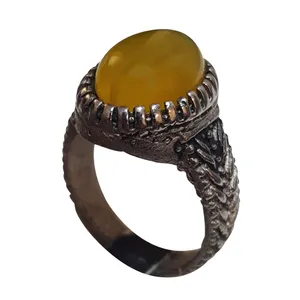 انگشتر نقره مردانه مدل شرف الشمس SH08220