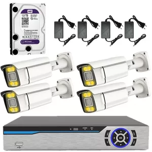 سیستم امنیتی نظارتی مدل AHD KIT 4  5 MP STAR LIGTH