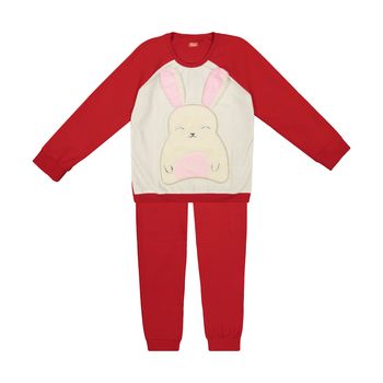 ست تی شرت آستین بلند و شلوار دخترانه مادر مدل 300-72