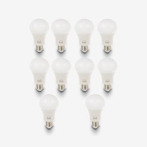 لامپ LED بروکس 10 وات مدل A60 پایه E27 بسته 10 عددی