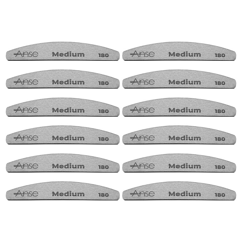 سوهان ناخن آنسه مدل Medium180 بسته 12 عددی